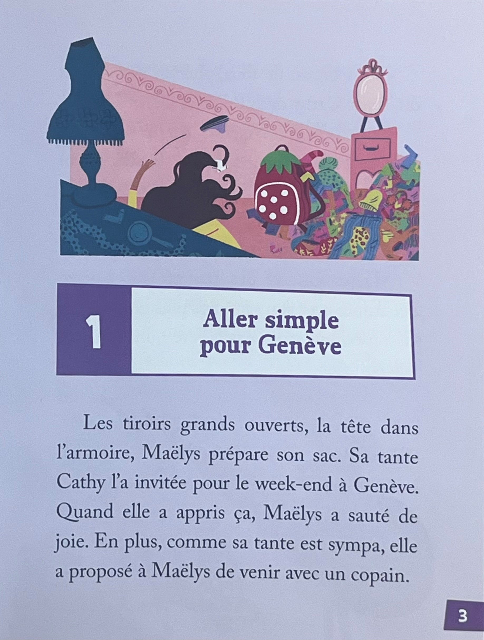 Les enquêtes de Maëlys - T02: Mystérieuse disparition à Genève - Dès 8 ans Livres OLF
