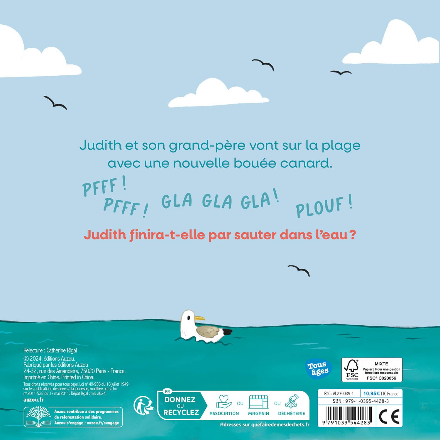 Plouf ! dans l'eau ! - Album Livres OLF