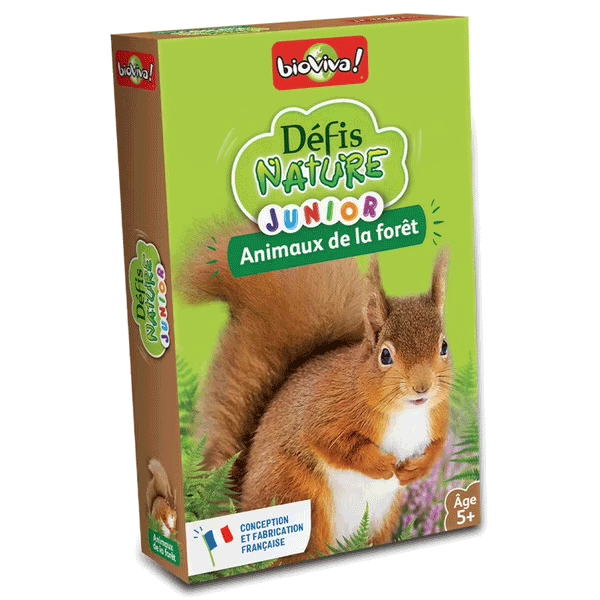 Défi nature Junior - les animaux de la forêt - Jeu de défis dès 5 ans