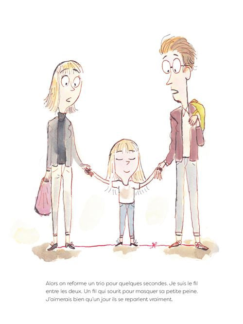 Entre mes deux maisons - Livre enfant sur le divorce - séparation