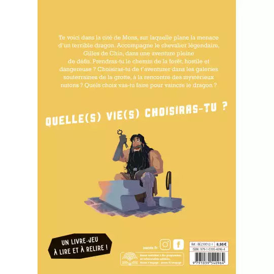 Deviens le héros en belgique - Le chevalier dragon Livres Auzou - OLF