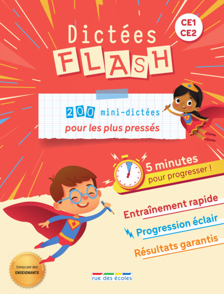 Dictées Flash - 7-9 ans - 4-5ème harmos Appuis scolaires Dilisco