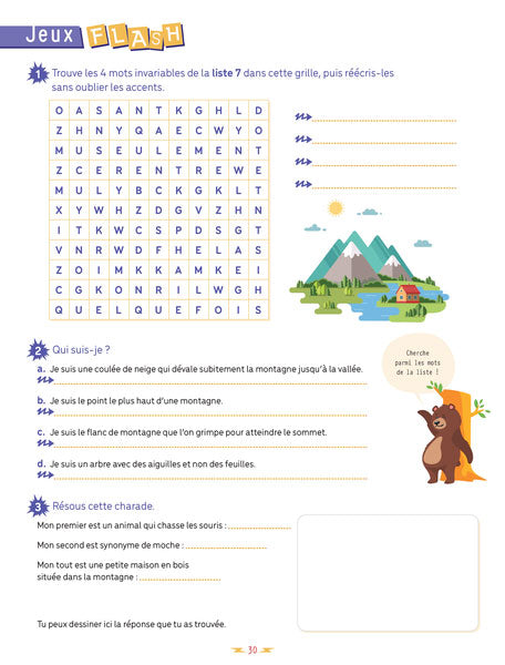 Dictées Flash - 7-9 ans - 4-5ème harmos Appuis scolaires Dilisco