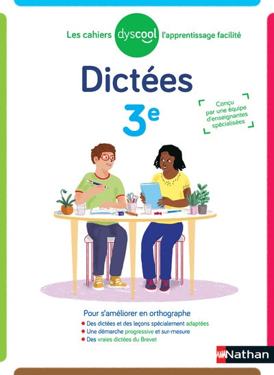 Dictées Dyscool -10-11e harmos - adapté aux enfants Dys Dyslexie et concentration Dilisco