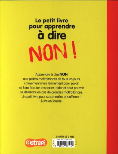 Le petit livre pour apprendre à dire NON ! Enfant dès 7 ans - Le consentement Livres olf