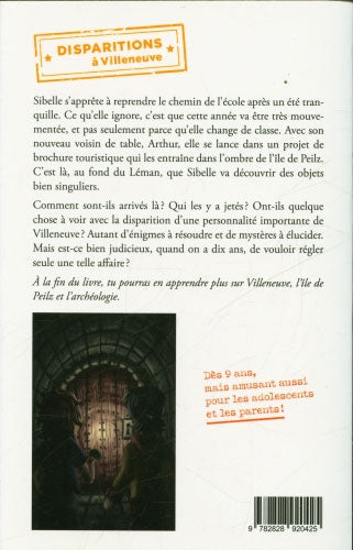 Disparitions à Villeneuve Livres OLF