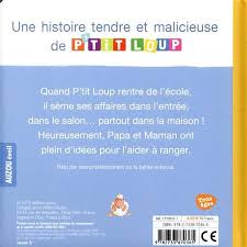 P'tit loup ne veut pas ranger Livres OLF