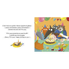 P'tit Loup fête son anniversaire Livres OLF