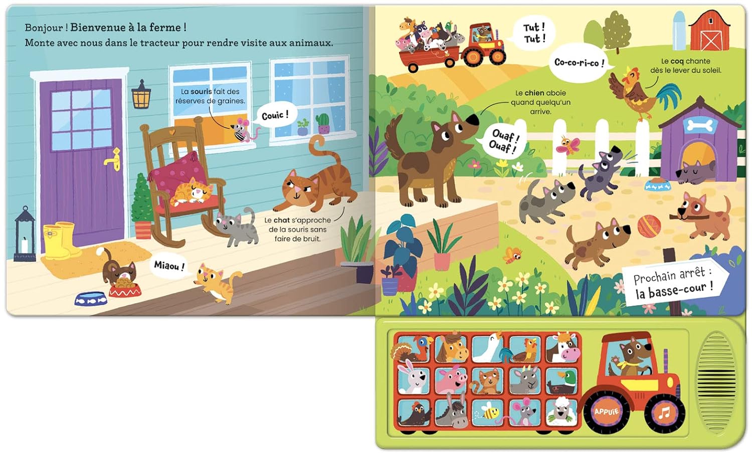 Écoute et joue - les animaux de la ferme