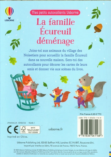 La famille Ecureuil déménage ! Autocollants
