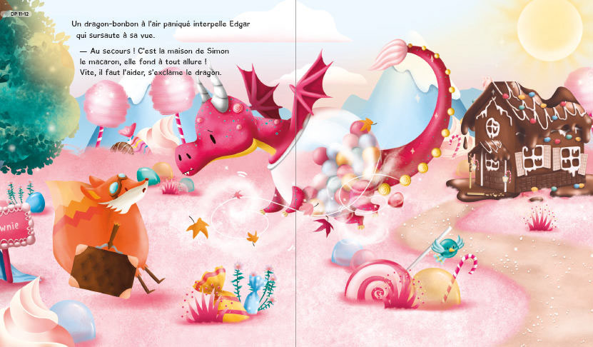 Edgard sur l'ìle de la gourmandise - Conte sur la gourmandise Livres dilisco - OLF