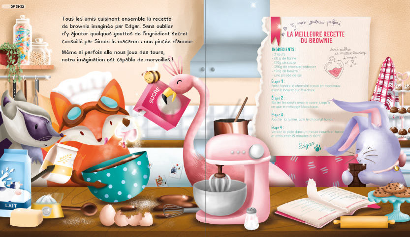 Edgard sur l'ìle de la gourmandise - Conte sur la gourmandise Livres dilisco - OLF