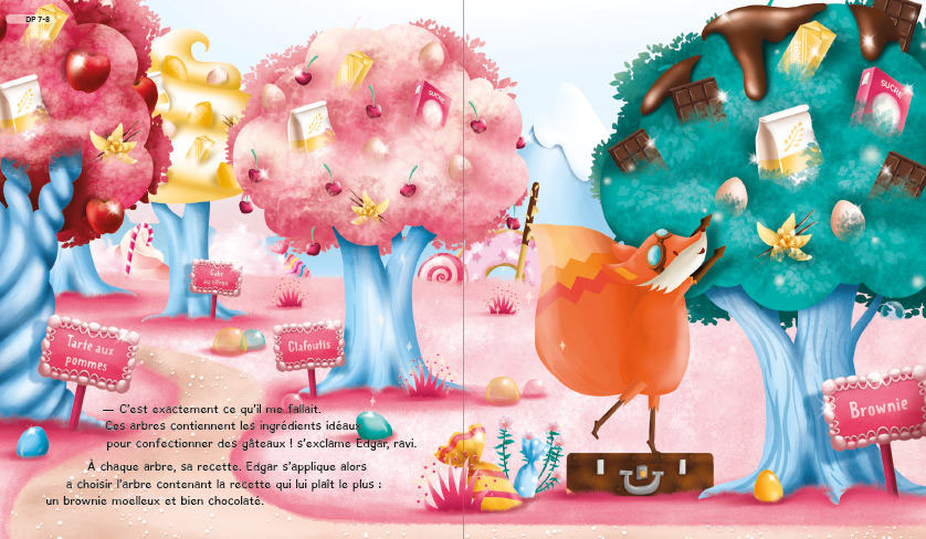 Edgard sur l'ìle de la gourmandise - Conte sur la gourmandise Livres dilisco - OLF