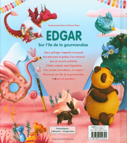 Edgard sur l'ìle de la gourmandise - Conte sur la gourmandise Livres dilisco - OLF