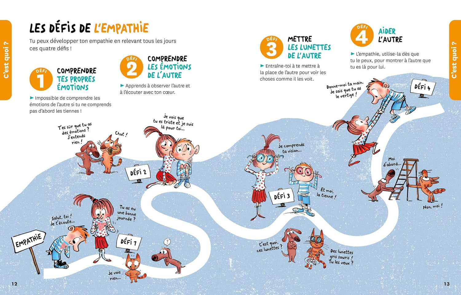 Les défis de l'empathie avec Max et Lili : Carnet d'activités Livres OLF