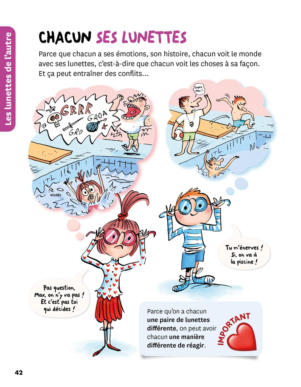 Les défis de l'empathie avec Max et Lili : Carnet d'activités Livres OLF