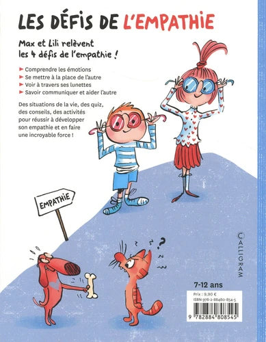 Les défis de l'empathie avec Max et Lili : Carnet d'activités Livres OLF