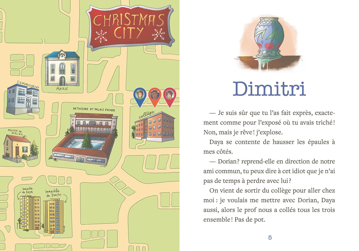 Enquête à Christmas City - Mon roman de l'Avent Livres OLF