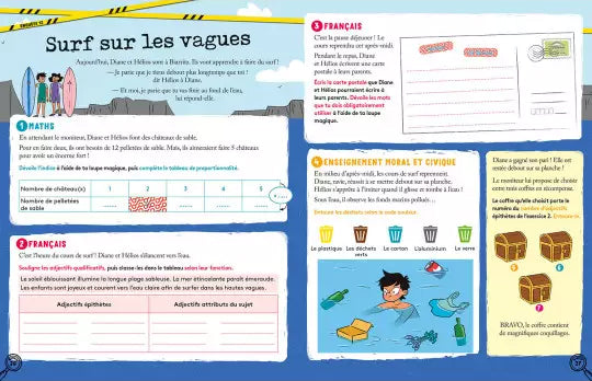 Enquêtes en vacances : 80 énigmes pour réviser -10-11 ans Cahiers de jeux OLF