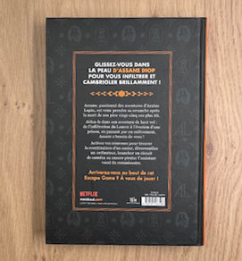 Le grand livre escape game Lupin