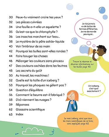 Mes premières expériences scientifiques pour enfants Livres OLF