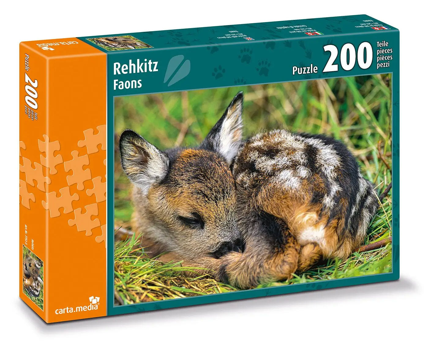 Puzzle Petit Faon - 200 pièces - Dès 6 ans Jeux & loisirs créatifs Carta.media