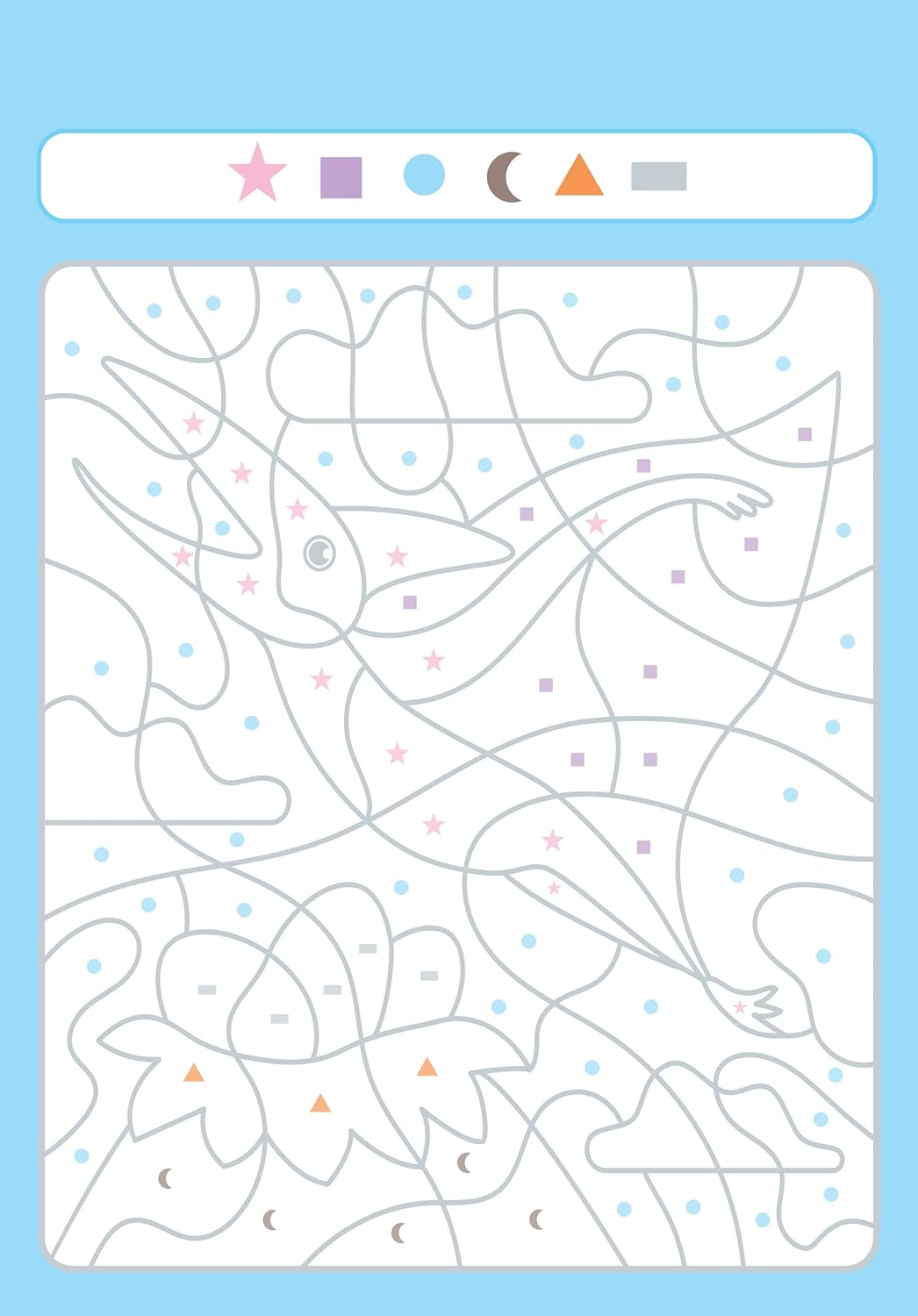Mon bloc de coloriages magiques - Les formes Cahiers de jeux Dilisco - OLF