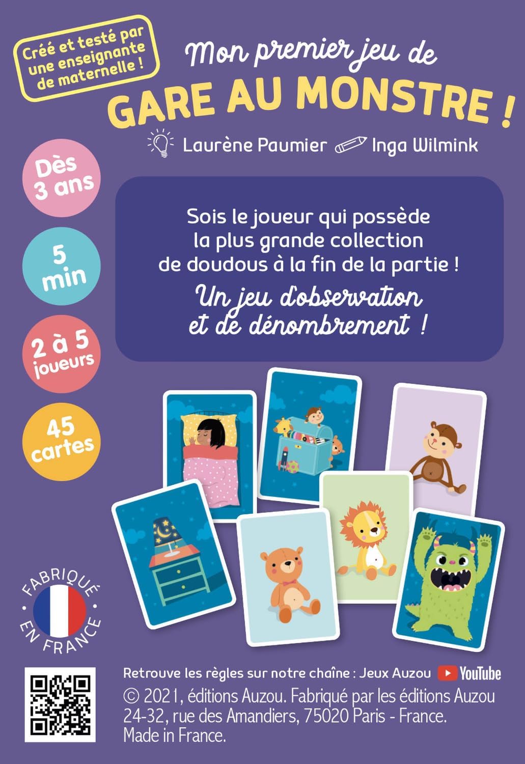 Mon Premier Jeu de Gare au Monstre ! - jeu de cartes Jeux & loisirs créatifs OLF