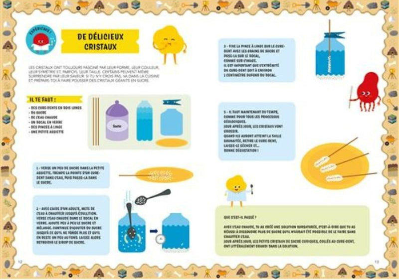 La géologie : fous de science - Des expériences autour de l'histoire de la planète ! Dès 6 ans (Copie) Livres dilisco - OLF