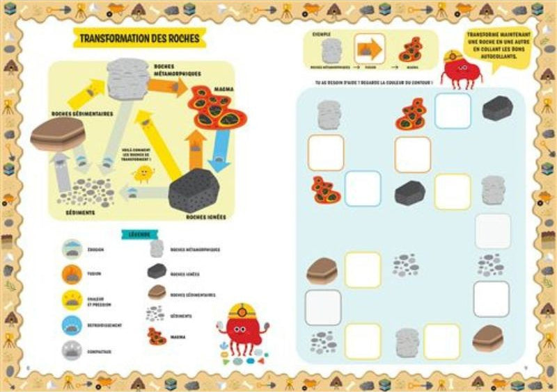 La géologie : fous de science - Des expériences autour de l'histoire de la planète ! Dès 6 ans (Copie) Livres dilisco - OLF