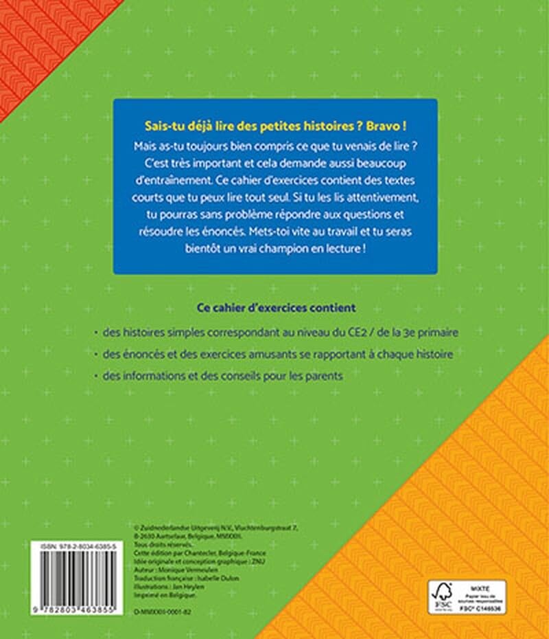 8-9 ans - Exercices lecture et compréhension de texte - Des glaces délicieuses - 5e harmos - 8 ans Appuis scolaires OLF