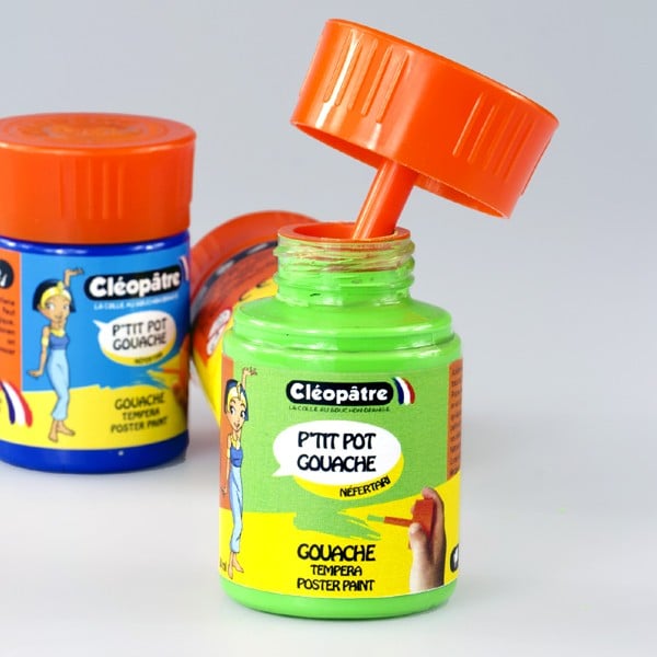 6 pots de peinture gouache Néfertari 50ml Jeux & loisirs créatifs Swissgames