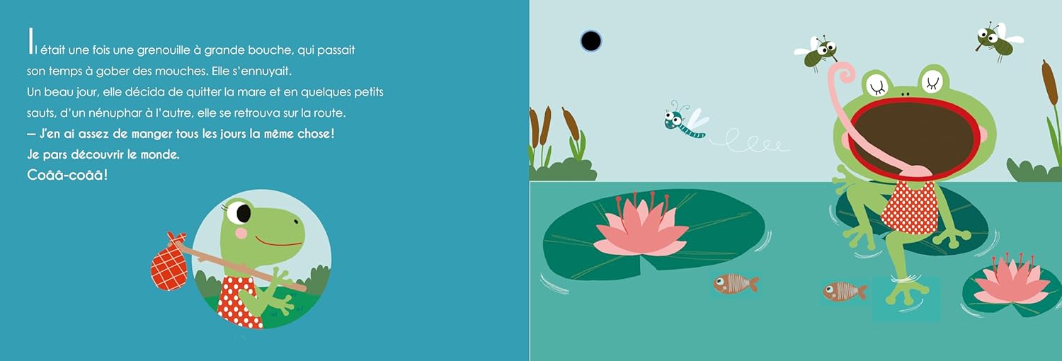 La grenouille à grande bouche - histoires à écouter et à toucher Livres Dilisco - OLF