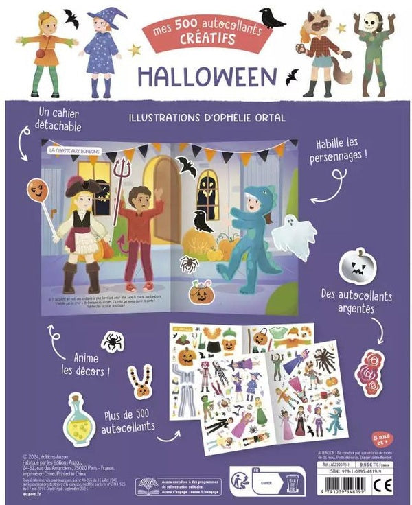 Halloween - 500 autocollants créatifs Cahiers de jeux olf
