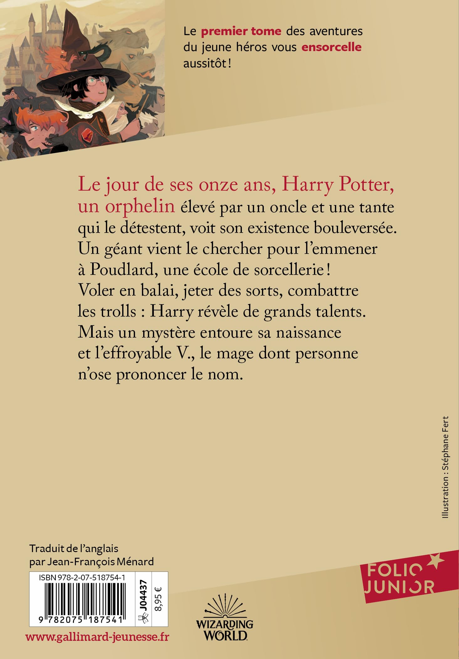 Harry Potter à l'école des sorciers - T1 Livres La family shop