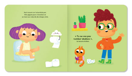 L'heure du pot avec Zoé ! Livres OLF - 2023