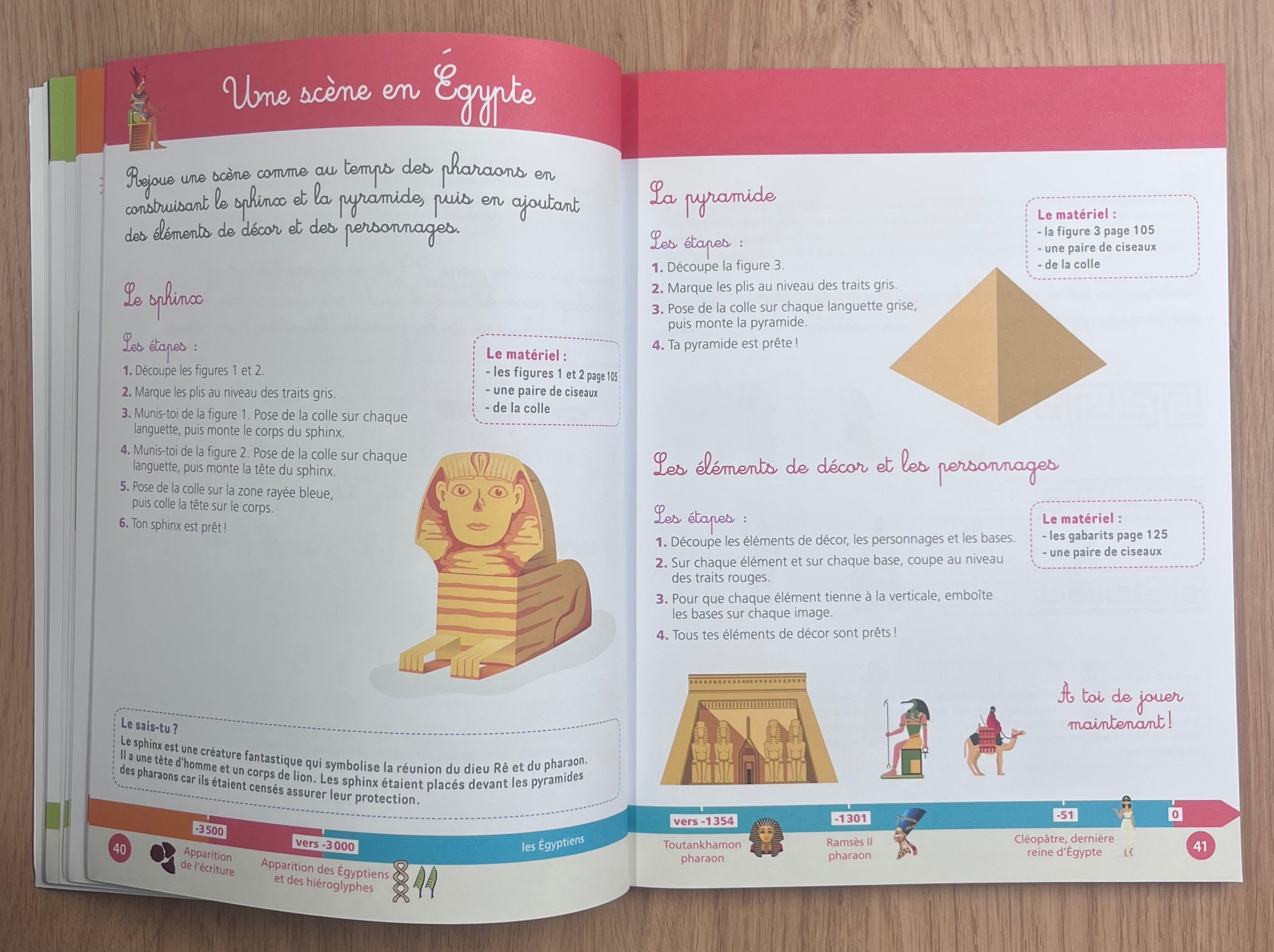 Mon grand cahier Montessori d'histoire du monde Montessori & Steiner OLF