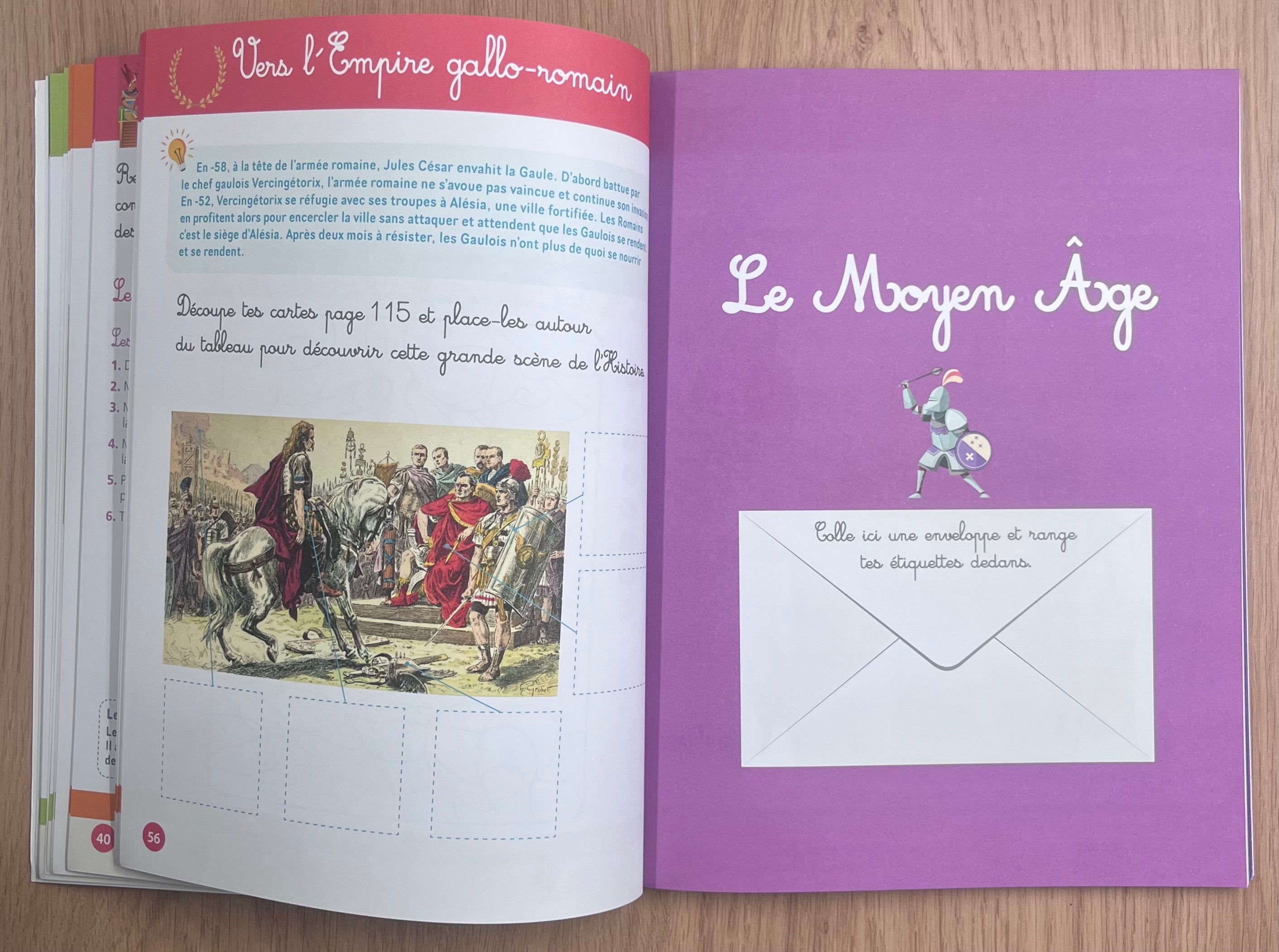 Mon grand cahier Montessori d'histoire du monde Montessori & Steiner OLF