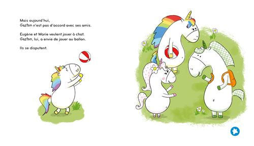 Mes émotions: Gaston la licorne - Je suis triste - livre sonore Livres La Family Shop