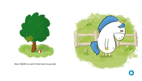 Mes émotions: Gaston la licorne - Je suis triste - livre sonore Livres La Family Shop