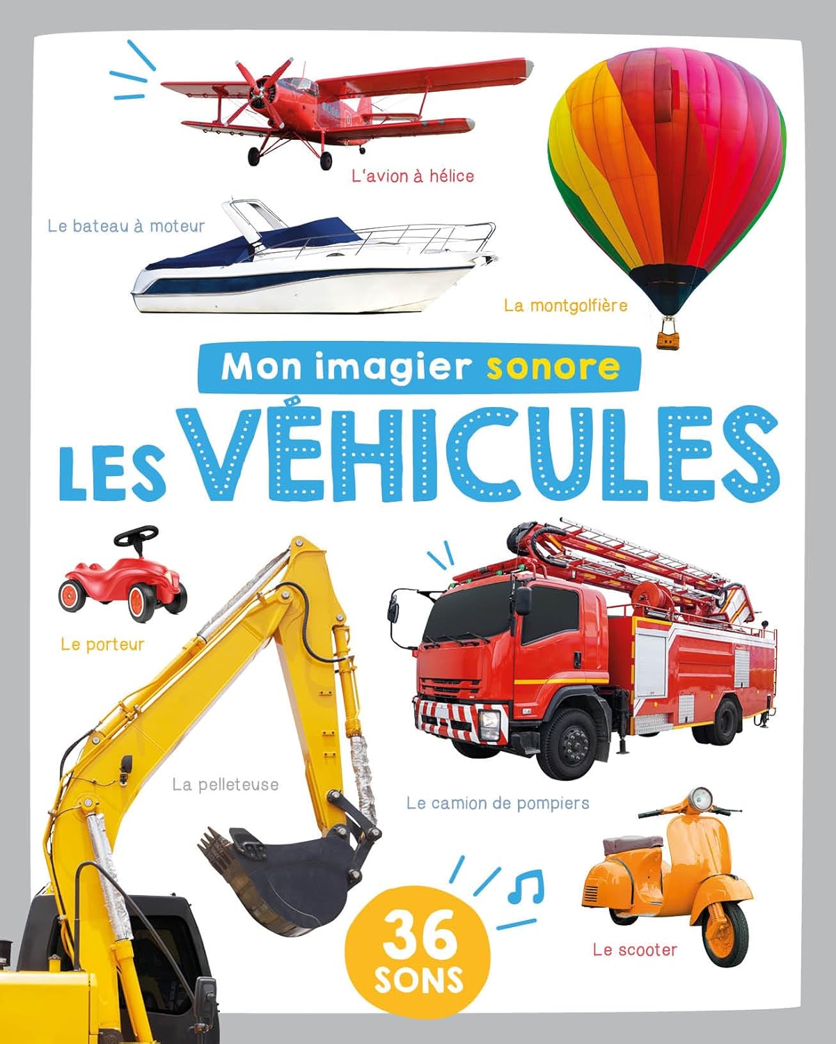 Mon imagier sonore - Les véhicules Livres OLF
