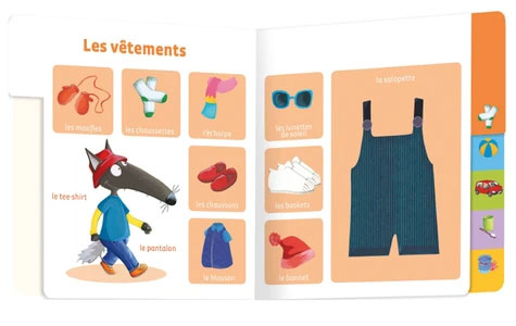 Mon premier imagier à toucher - P'tit Loup - 6 mois Livres La family shop