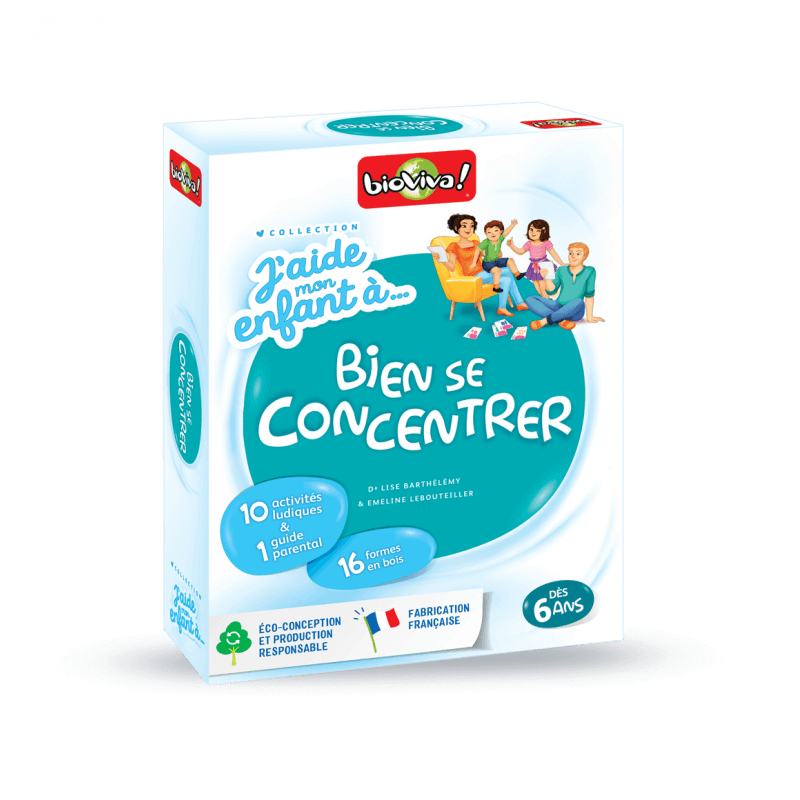 J'aide mon enfant à améliorer sa concentration - 6 ans Dyslexie et concentration Swissgames