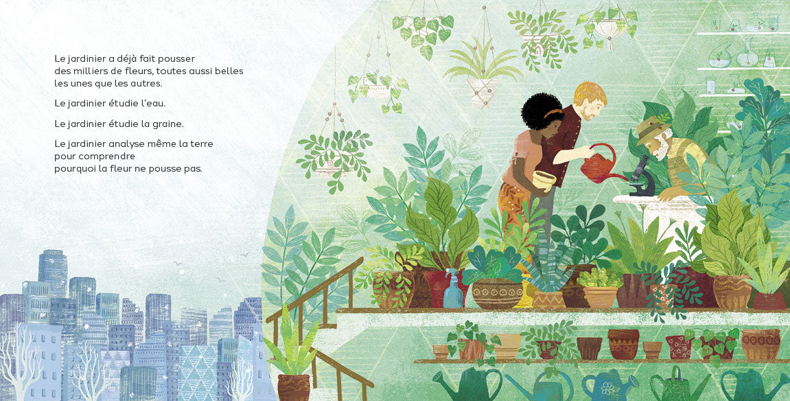 Jardin d'hiver - tout-petits - Livre enfant sur la conception par PMA Livres Servidis