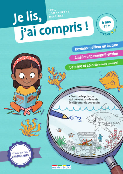Dès 6 ans - je lis, j'ai compris - 3e-4e harmos - N2 Appuis scolaires OLF - dilisco