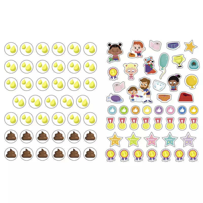 Je vais sur le pot - mon cahier de gommettes Cahiers de jeux OLF