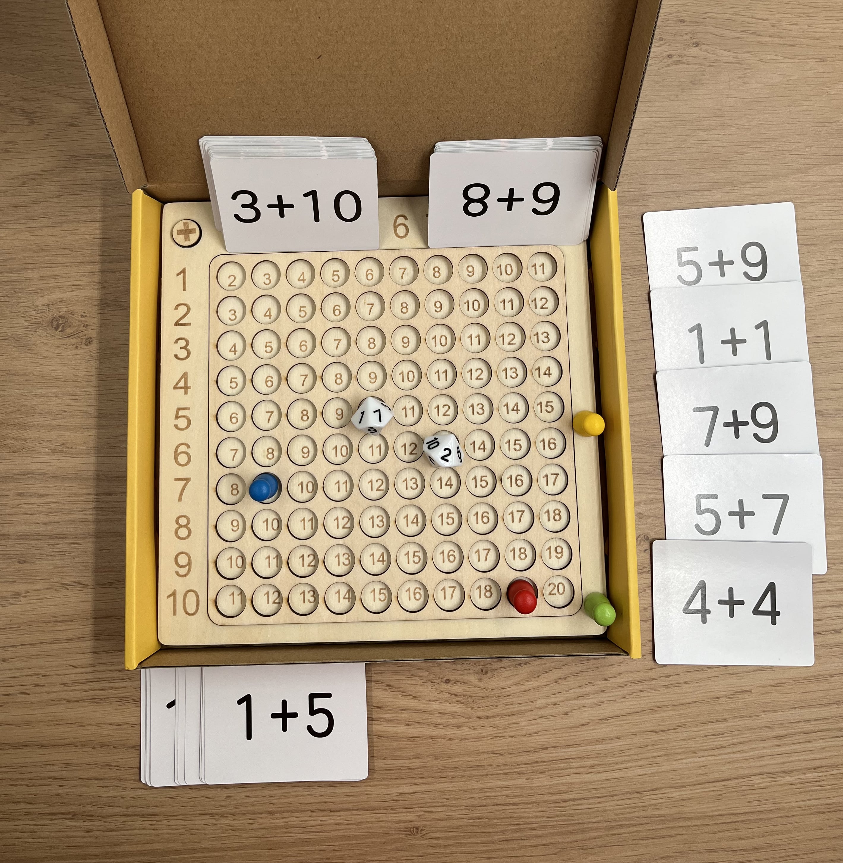 Je joue et j'apprends les additions et multiplications - Coffret de deux jeux en bois Jeux & loisirs créatifs OLF