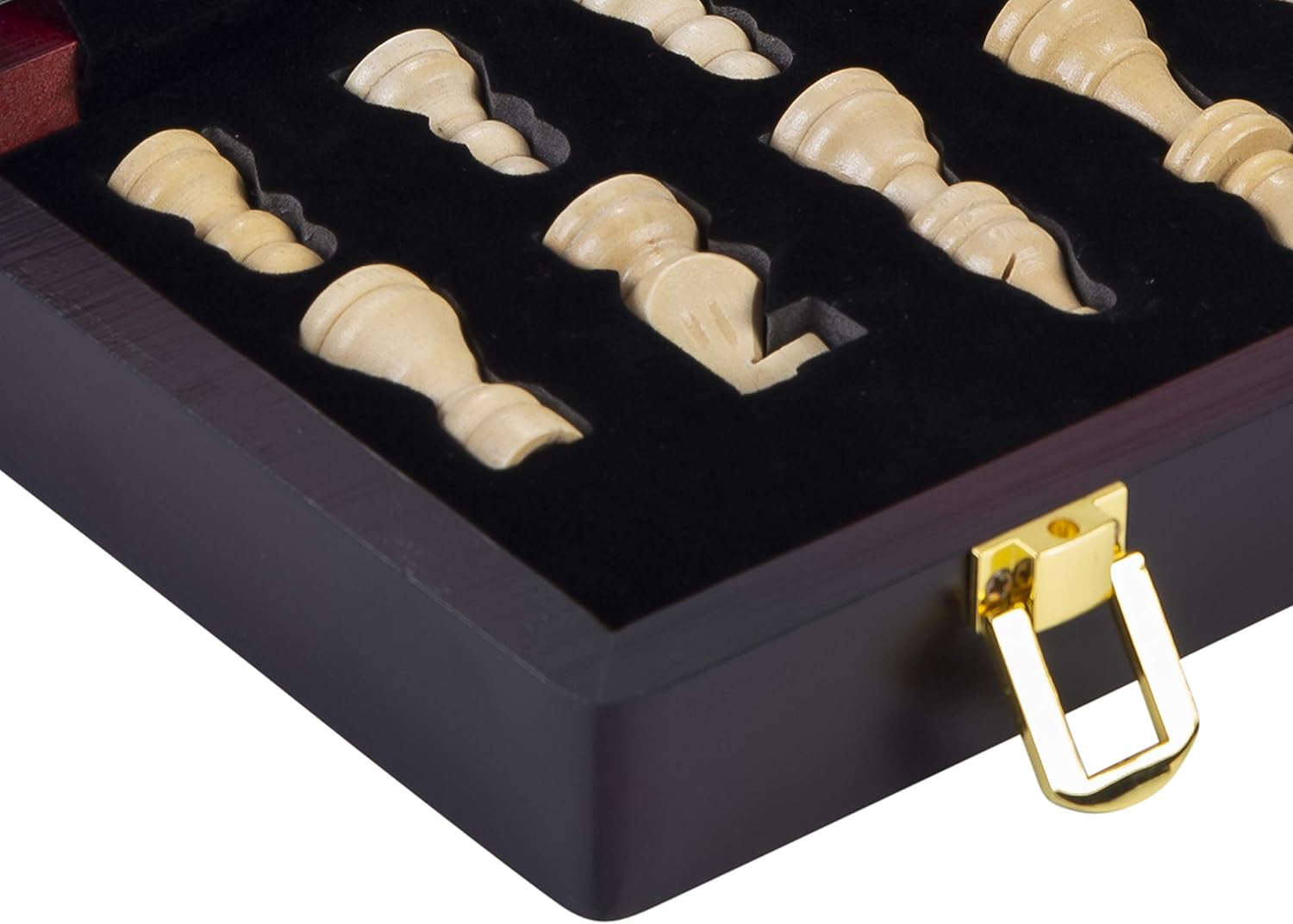 Coffret d'échecs en Bois Pliable