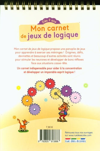 Cahier de jeux : carnet de jeux de logique dès 7-9 ans - 3-4P Cahiers de jeux olf