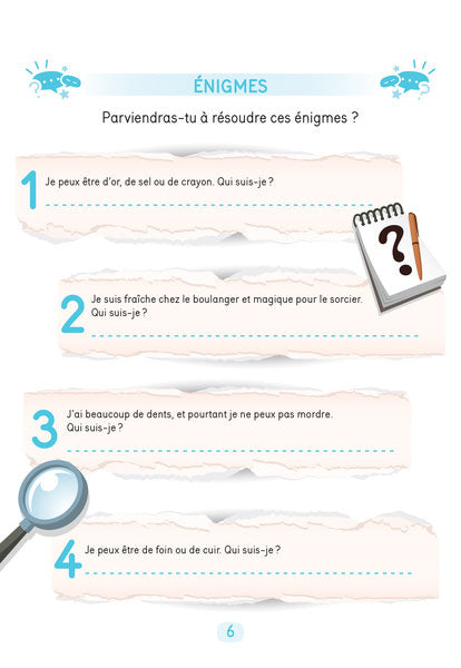 Cahier de jeux : carnet de jeux de logique dès 7-9 ans - 3-4P Cahiers de jeux olf